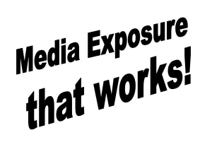 Media Exposure button